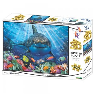 3DΠαζλ Great White Shark (500 κομμάτια)