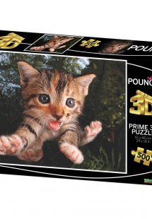 3DΠαζλ Pounce - Fuzzbucket (500 κομμάτια)