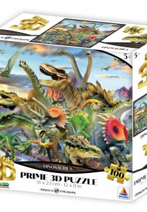 3DΠαζλ Howard Robinson – Dinosaurius (100 κομμάτια)