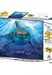 3DΠαζλ Howard Robinson – Great White Shark (1000 κομμάτ...