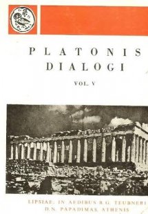 Platonis dialogi, vol. V (Πλάτωνος διάλογοι, τόμος Ε')