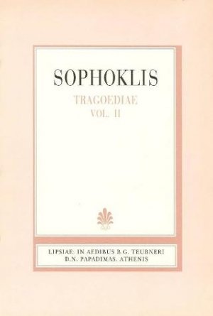 Sophoclis tragoediae, vol. II (Σοφοκλέους τραγωδίαι, τόμος Β')