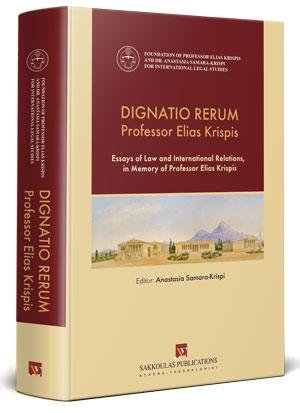 DIGNATIO RERUM Professor Elias Krispis