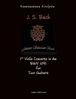 1st violin conserto in Am Bwv 1041 for two guitars