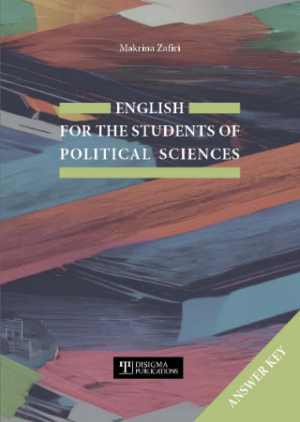 English for the students of Political Science – ANSWER KEY