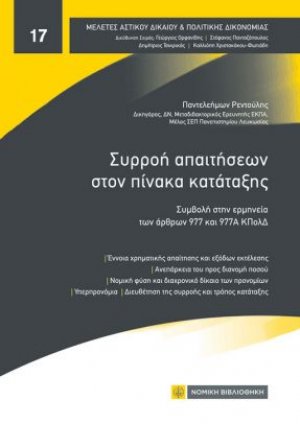 Συρροή απαιτήσεων στον πίνακα κατάταξης
