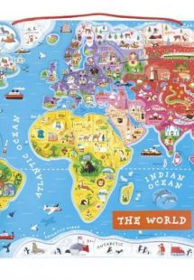 Μαγνητικός χάρτης (92 κομμάτια)