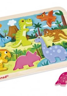 Δεινόσαυροι (παζλ με σφηνώματα)