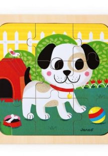 Τίτος ο σκύλος (παζλ με πλαίσιο - 9 κομμάτια)