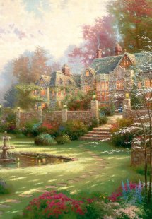 Παζλ Kinkade Βίλα Εξοχή (2000  κομμάτια)