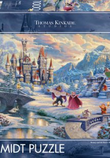 Kinkade Beauty and Beast (1000 κομμάτια)