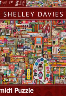 Shelley Davies – Βίντατζ υλικά ζωγραφικής (1000 κομμάτι...
