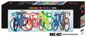 Bike Art Pano – Xρωματιστά Ποδήλατα (1000 κομμάτια)