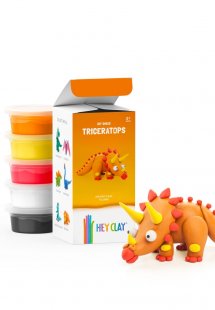 Hey Clay Claymates Triceraptors 
