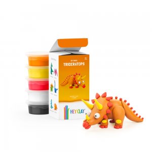 Hey Clay Claymates Triceraptors