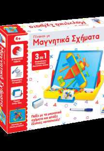 Πίνακας με Μαγνητικά Σχήματα