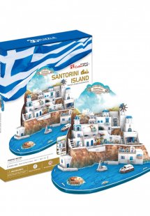 3D Puzzle Santorini Island