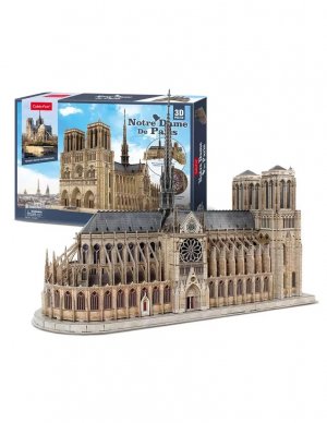 3D Puzzle Notre Dame de Paris (open and see inside)