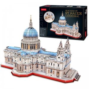 3D Puzzle St.Paul's Cathedral (open and see inside)
