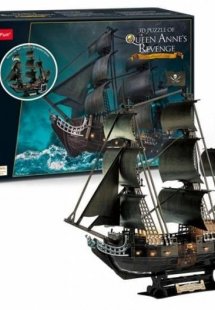 3D Puzzle Queen Anne's Revenge (LED)