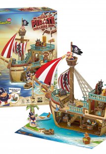 3D Puzzle Pirate Treasure Ship