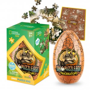 National Geographic kids - Puzzle egg: Triceratops