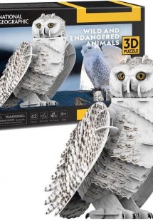 3D Puzzle National Geographic: Snowy Owl