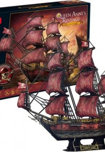 3D Puzzle Queen Anne’s Revenge (Anniversary RED Edition...