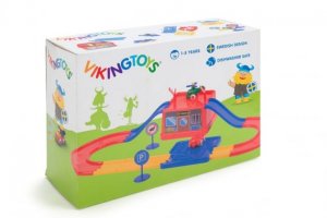 Viking Σταθμός πυροσβεστικής - αστυνομίας με 2 mini οχήματα 7εκ.
