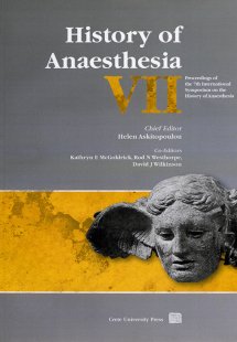 History of Anaesthesia VII