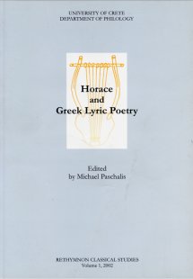 Horace and Greek Lyric Poetry