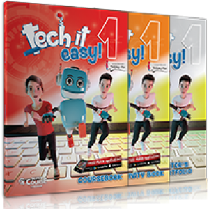 Πακέτο Tech it easy! 1 (Coursebook-Activity Book-Writer's Portfolio)