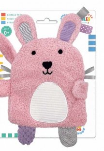 Bunny puppet soft book