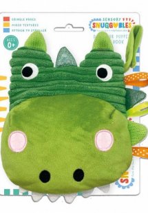 Dinosaur puppet soft book