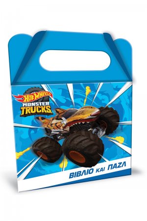 Hot Wheels - Monster Trucks (Βιβλίο και παζλ)