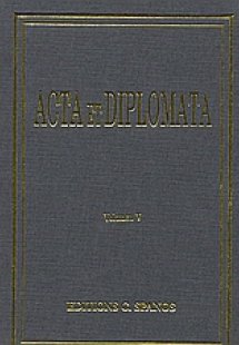 Acta et diplomata