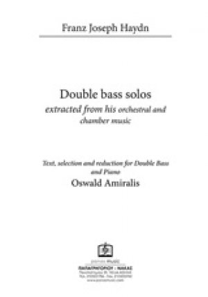 Double Bass Solos Extracted from his Orchestral and Chamber Music