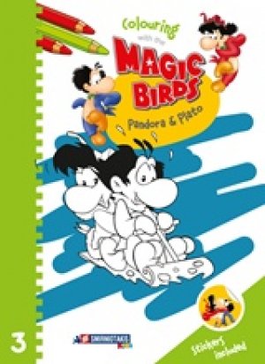 Colouring with the Magic Birds: Pandora and Plato