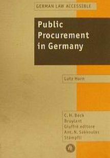 Public Procurement in Germany