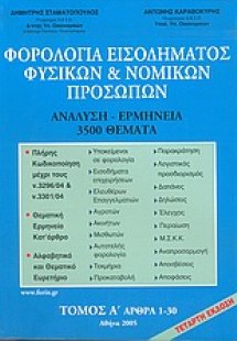 Φορολογία εισοδήματος φυσικών και νομικών προσώπων