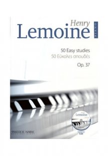 Lemoine Henry-50 Εύκολες σπουδές Op.37 + CD + Mp3