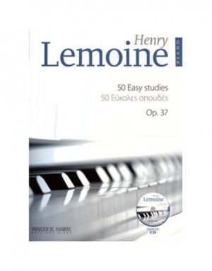 Lemoine Henry-50 Εύκολες σπουδές Op.37 + CD + Mp3
