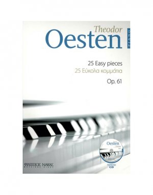 Oesten-25 Εύκολα κομμάτια για πιάνο Op.61 + Mp3