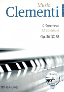 Clementi Muzio-12 Σονατίνες Op.36,37,38 + CD