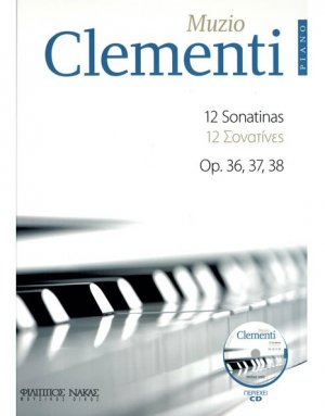 Clementi Muzio-12 Σονατίνες Op.36,37,38 + CD