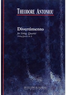 Antoniou Τheodore - Divertimento for String Quartet